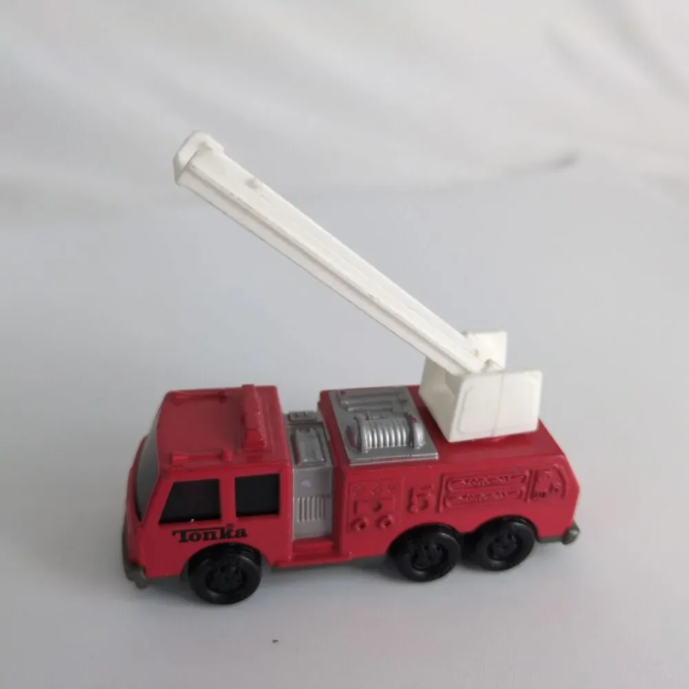 Vintage‎ Tonka 1970s-90s Metal Toy Lot Firetruck Motorcycle Pickup Truck Trailer